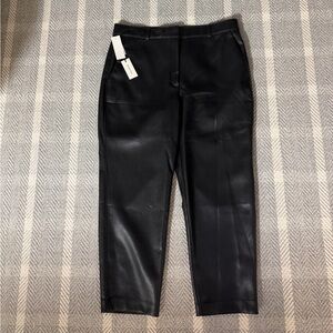 Babaton Black Women’s Faux Leather Pants